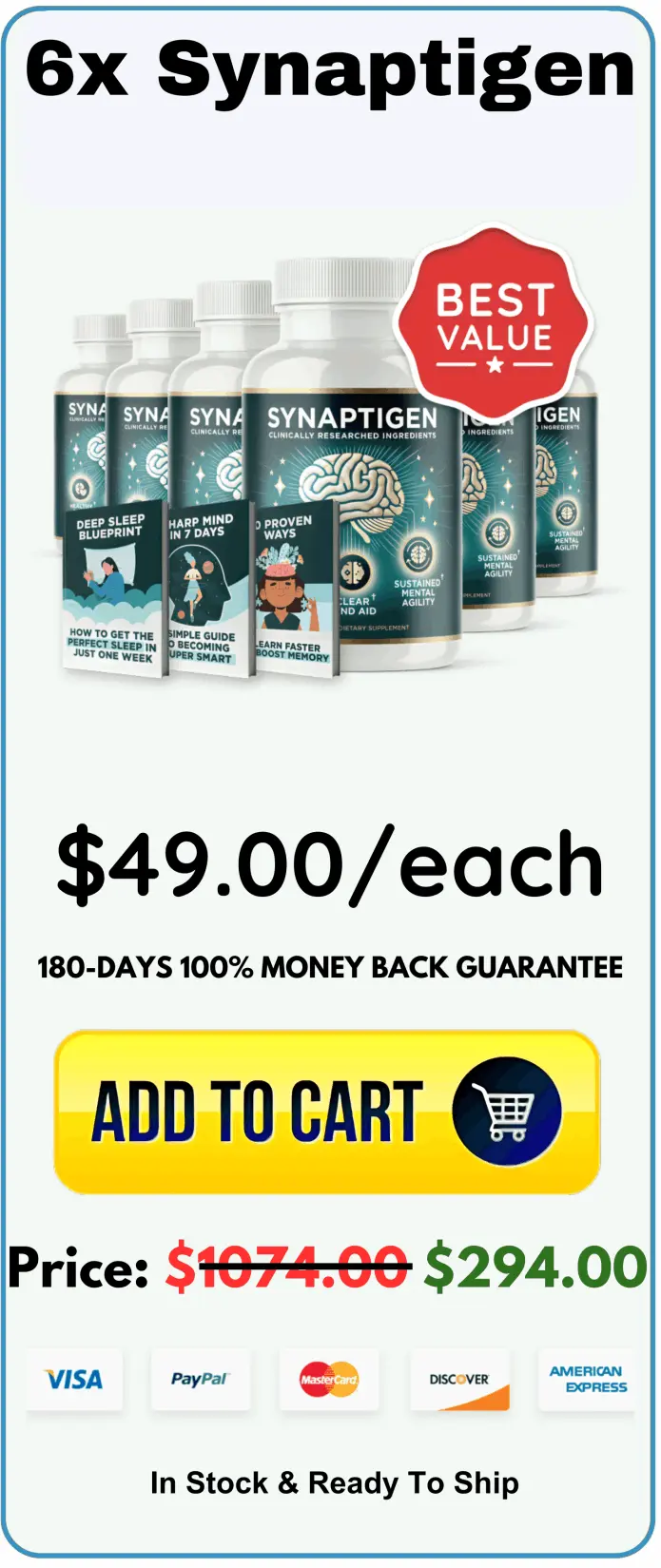 Synaptigen package offer price